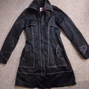 Elegant black fall coat